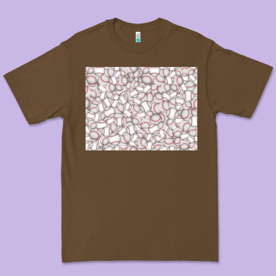Baseball Seamless Background  (3200x2400px) Premium Tee Designed By Jasminsmagicworld