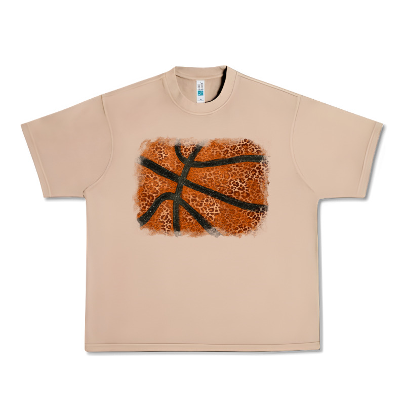 Basketball Leopard Glitter Background Urban Heavy Tee by HowdyJamesFarm | Teevron