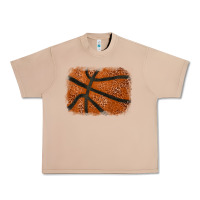 Burro Basketball leopard glitter background Urban Heavy Tee - HowdyJamesFarm