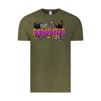 Vintage Olive just graduated 2024 Vintage Tee - CowGirlArtShop