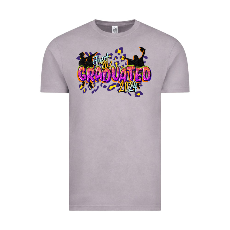 Just Graduated 2024 Vintage Tee by CowGirlArtShop | Teevron