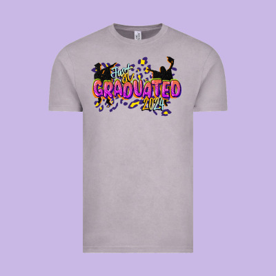 Just Graduated 2024 Vintage Tee Designed By Cowgirlartshop