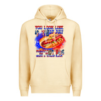 Pina Colada You Look Like 4th of july makes me hot dog want a Premium Hoodie - CowhideDigitalArt