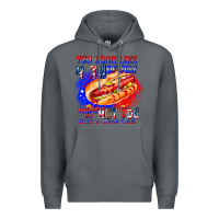 Rock You Look Like 4th of july makes me hot dog want a Premium Hoodie - CowhideDigitalArt