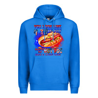 True Royal You Look Like 4th of july makes me hot dog want a Premium Hoodie - CowhideDigitalArt