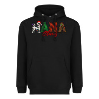 Black nana claus Heavyweight Hoodie - BarkalooDesign