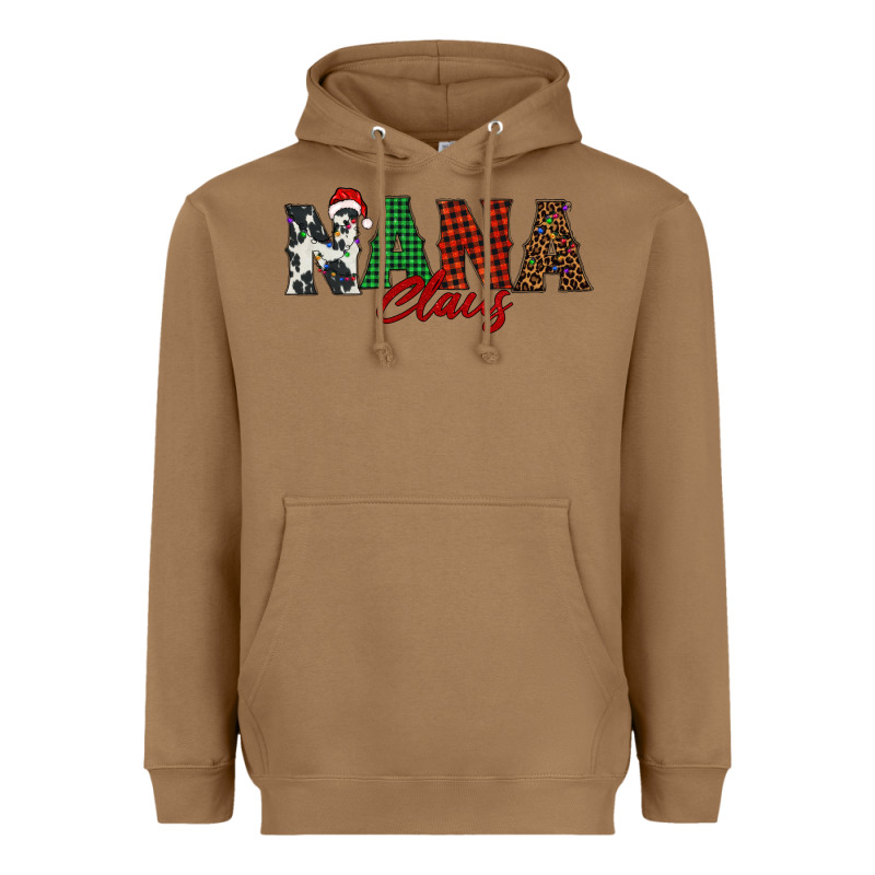 Nana Claus Heavyweight Hoodie by BarkalooDesign | Teevron