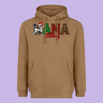 Nana Claus Heavyweight Hoodie Designed By Barkaloodesign