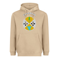 Mushroom Calabria Coat of arms  Flag souvenir Italy Heavyweight Hoodie - longCreatives