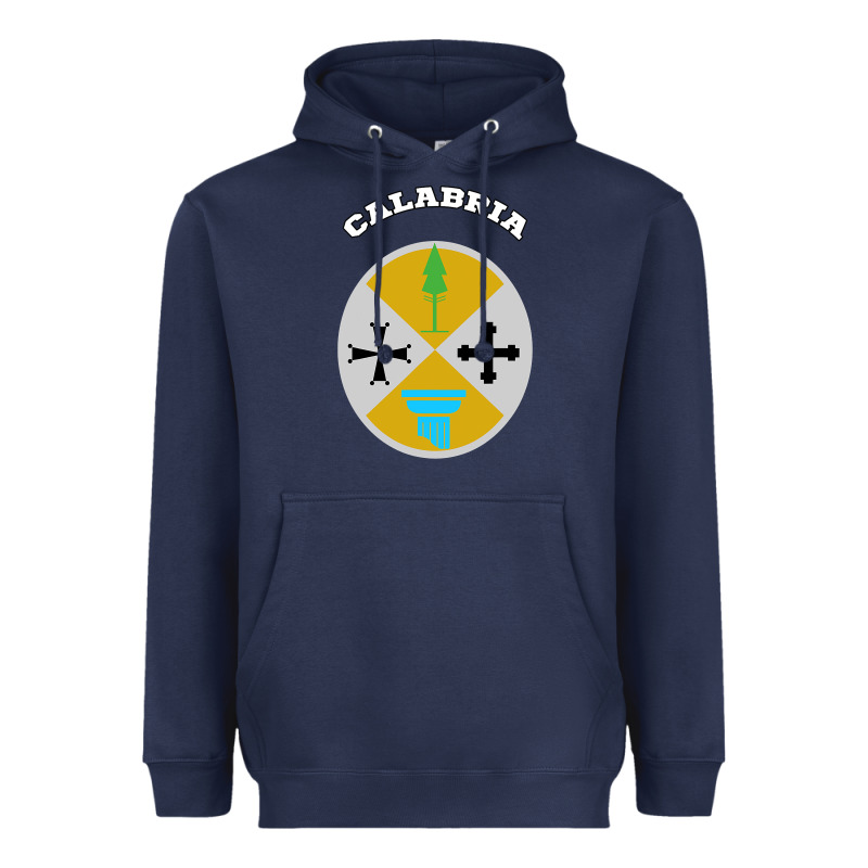 Calabria Coat Of Arms  Flag Souvenir Italy Heavyweight Hoodie by longCreatives | Teevron
