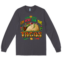 Smoke I'm here for the tacos Long Sleeve Tee - FaDigitalArtStudio