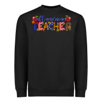 Black all american teacher Heavyweight Sweatshirt - Artiststas