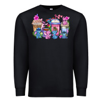Black stitch with lilo coffee cups Premium Sweatshirt - AdoDesignShop