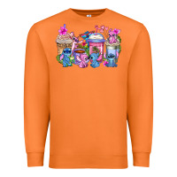 Carrot stitch with lilo coffee cups Premium Sweatshirt - AdoDesignShop