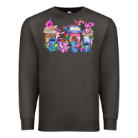 Smoke stitch with lilo coffee cups Premium Sweatshirt - AdoDesignShop