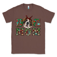 Chestnut Western Christmas Dog Mom St Bernard Classic Tee - RanaPortraitStore