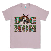 Lilac Western Christmas Dog Mom St Bernard Classic Tee - RanaPortraitStore
