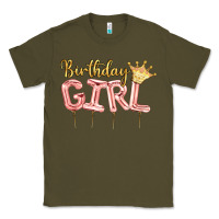 Army Green Birthday girl balloon Classic Tee - Artiststas