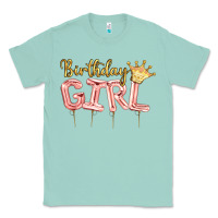 Seafoam Birthday girl balloon Classic Tee - Artiststas