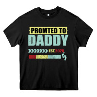 Black Promoted To Daddy Est 2020 Heavy Core Tee - Bettercallsaul