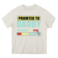 Cream Promoted To Daddy Est 2020 Heavy Core Tee - Bettercallsaul