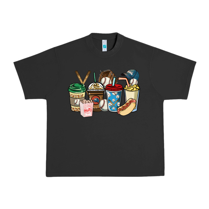 Baseball Coffee Cups Urban Heavy Tee by HowdyJamesFarm | Teevron