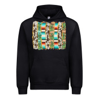 Black western brushstroke Urban Hoodie - AdoDesignShop