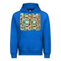 Cobalt western brushstroke Urban Hoodie - AdoDesignShop