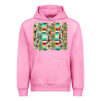 Fuchsia Pink western brushstroke Urban Hoodie - AdoDesignShop