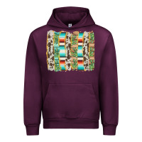 Mauve Wine western brushstroke Urban Hoodie - AdoDesignShop