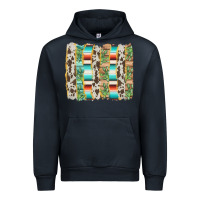 Navy western brushstroke Urban Hoodie - AdoDesignShop