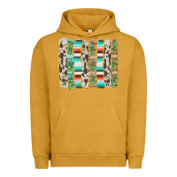 Pigment Peanut Butter western brushstroke Urban Hoodie - AdoDesignShop