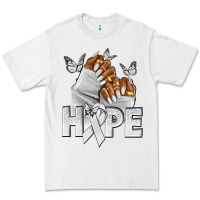 White hope white ribbon lung cancer nails Premium Tee - NancyCooperArtShop