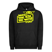 Pigment Black may the 4th be with you Urban Hoodie - longCreatives