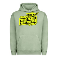 Pigment Oil Green may the 4th be with you Urban Hoodie - longCreatives
