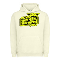 Pigment Pistachio may the 4th be with you Urban Hoodie - longCreatives