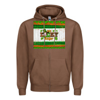 Chestnut st patricks one lucky heifer Zipper Hoodie - Artiststas
