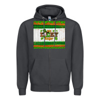 Smoke st patricks one lucky heifer Zipper Hoodie - Artiststas