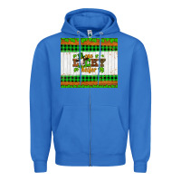 True Royal st patricks one lucky heifer Zipper Hoodie - Artiststas