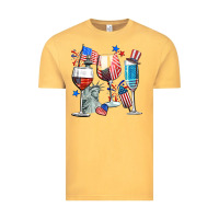 Vintage Mustard american wine Vintage Tee - CowGirlArtShop