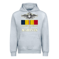 Heather Grey Eagle FMF Corpsman 8404 T Back Design Urban Hoodie - longCreatives