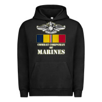 Pigment Black Eagle FMF Corpsman 8404 T Back Design Urban Hoodie - longCreatives
