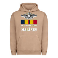 Pigment Burro Eagle FMF Corpsman 8404 T Back Design Urban Hoodie - longCreatives