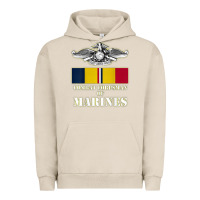 Pigment French Oak Eagle FMF Corpsman 8404 T Back Design Urban Hoodie - longCreatives