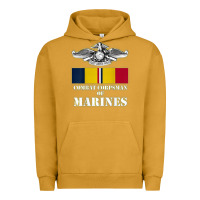 Pigment Peanut Butter Eagle FMF Corpsman 8404 T Back Design Urban Hoodie - longCreatives
