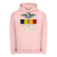 Pigment Salmon Eagle FMF Corpsman 8404 T Back Design Urban Hoodie - longCreatives