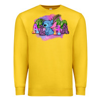 Lemon aloha stitch Premium Sweatshirt - AdoDesignShop
