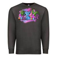Smoke aloha stitch Premium Sweatshirt - AdoDesignShop