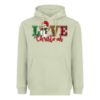 Matcha love christmas snowman Heavyweight Hoodie - BarkalooDesign