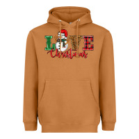 Meerkat love christmas snowman Heavyweight Hoodie - BarkalooDesign
